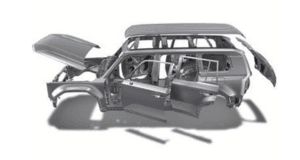 Improved rigidity and reduced weight