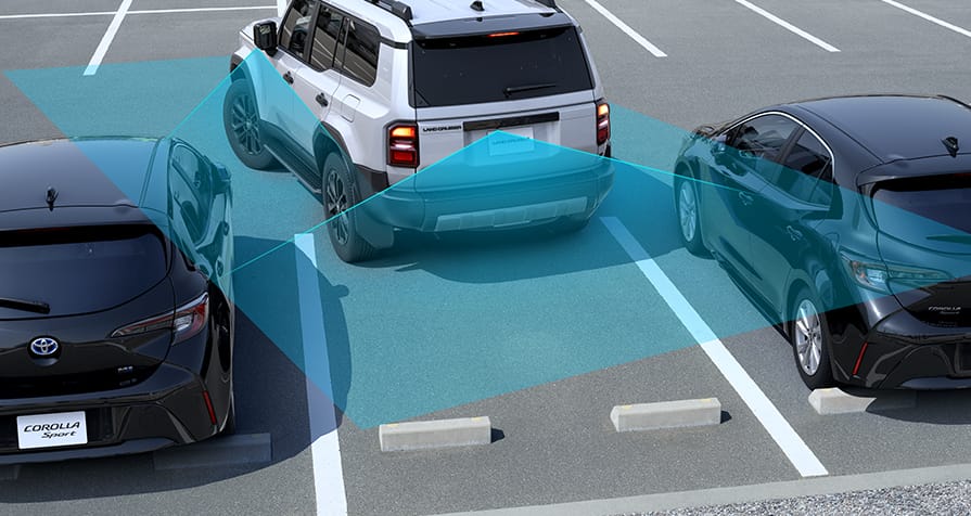 Panoramic view monitor (with underfloor transparent display function)