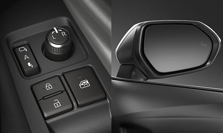 Power Auto Retractable Wing Mirror