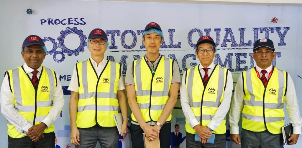 The visit of Toyota Tsusho Corporation to Toyota Lanka